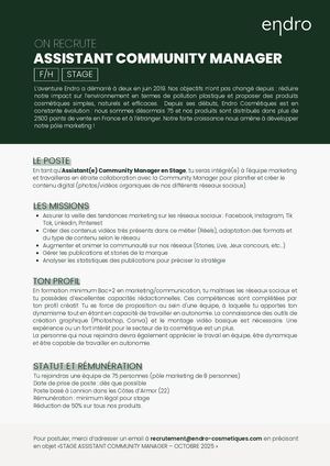 Calaméo - Assistant Community Manager Stage 2026
