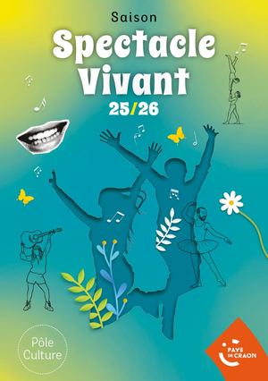 Plaquette Saison Spectacle vivant du Pays de Craon - 25/26