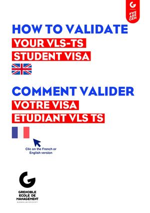 Immigration - How To Validate Your French Student Visa