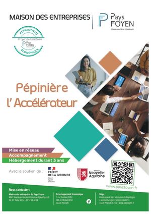 Maison des entreprises Pépinière Pays Foyen 2025
