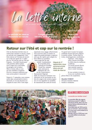 Lettre Interne Octobre