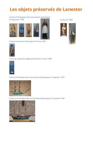 Les objets préservés de Lanester