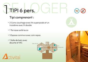 Descriptif Tipi 6 Personnes
