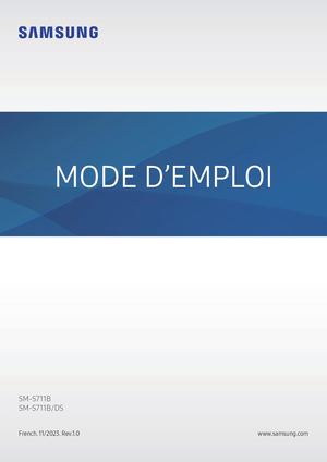 Mode Emploi Samsung S23 Fe Fre Rev 1 0 231128