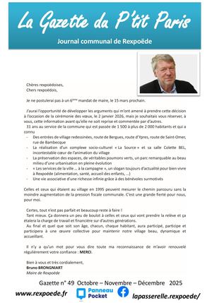 Gazette 49 Octobre Nov Decembre 2025