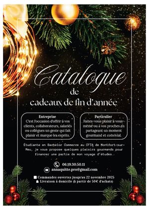 Catalogue Cadeaux Fin Annee 2025 Anna Quitte
