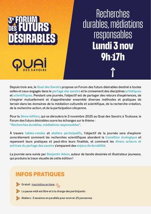 Forum Des Futurs Désirables 2025 Programme Complet