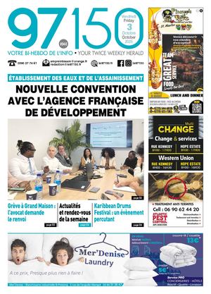 Journal le 97150 - Edition du vendredi 3 octobre 2025 - N°946