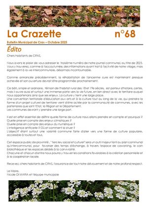 Crazette N°68 - octobre 2025