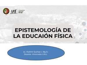 Epistemologia De La Educacion Fisica Barba Maria