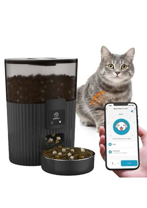 Smart WiFi Pet Feeder – Automatic Cat & Dog Food Dispenser