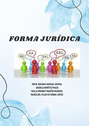 FORMA JURÍDICA
