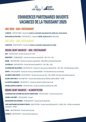 Liste Des Commerces Ouverts