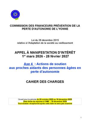 Cahier Des Charges Axe 4