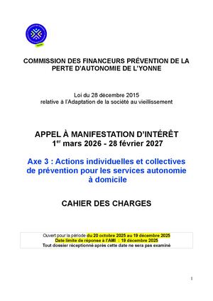 Cahier Des Charges Axe 3