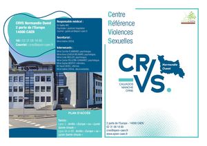 Plaquette Présentation - Centre Référence Violences Sexuelles (CRVS)
