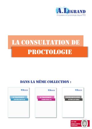 Consultation En Proctologie