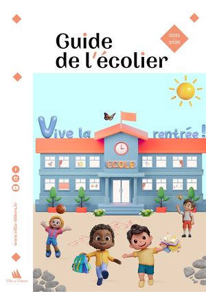 Guide de l'écolier 2025-2026