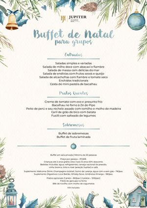Menu Natal para Grupos | Jupiter Algarve Hotel