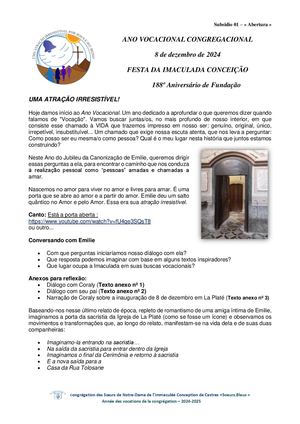 Subsidio 01 - Ano Vocacional 2024 2025