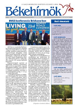 Békehírnök 2025. augusztus 10.