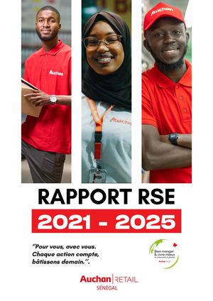 Rapport RSE Auchan Retail Sénégal 2021 - 2025