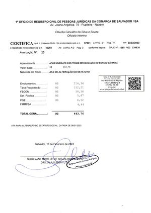 Estatuto – Aplb Sindicato