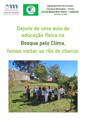 Visita ao charco do Bosque pelo Clima