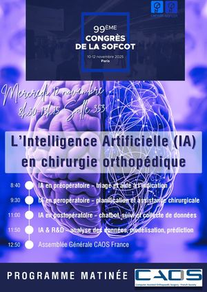 SOFCOT25 | Programme Matinée CAOS France