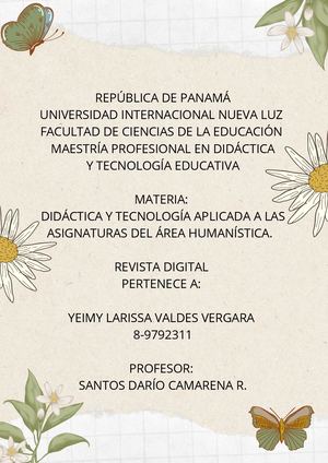 ESTRATEGIAS Y TÉCNICAS DE ENSEÑANZA Y APRENDIZAJE PARA EL ÁREA HUMANÍSTICA