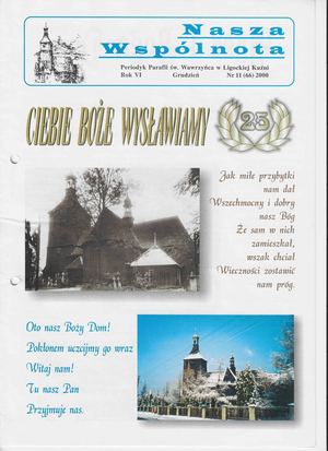 Gazetka na 25-lecie parafii