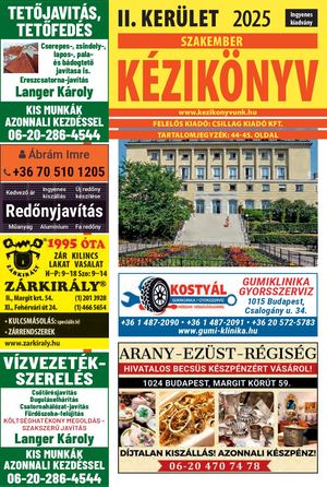 Második Kerület Kézikönyve 2025 Internet