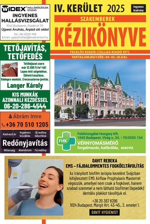 Negyedik Kerület Kézikönyve 2025 Internet