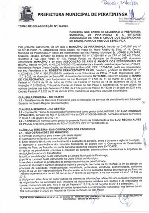Termo De Colaboração N° 14 2023