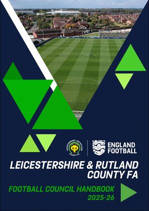Leicestershire FA - Board And Council Members Pack 2022-23