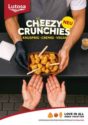 Leaflet Cheezy Crunchies DE