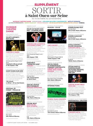 Sortir à Saint Ouen - Octobre 2025
