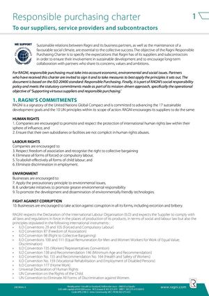 Responsible Purchasing Charter 2022