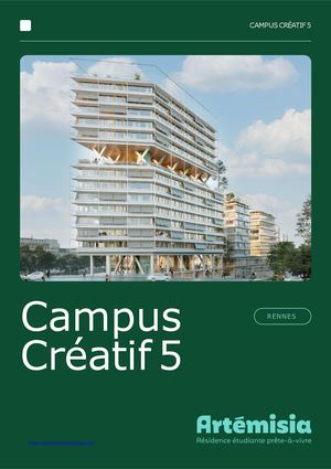 Plaquette Commerciale Rennes