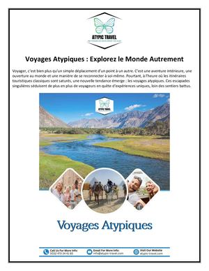 Voyages Atypiques