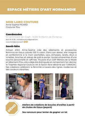 FÊNO MON LABO COUTURE Anne-Sophie PICARD