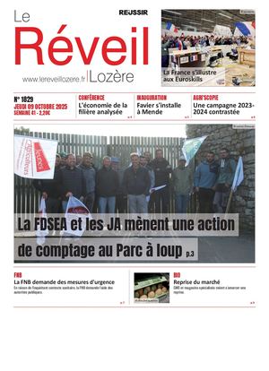 Le Réveil Lozère du 9 octobre 2025
