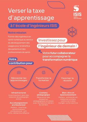 Flyer Taxe d'Apprentissage ISIS