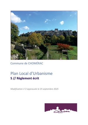 Reglement Chomerac M2 Diffusion