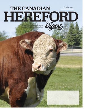 Canadian Hereford Digest October 2025