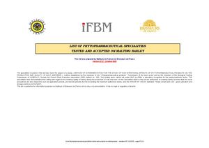 LIST OF PHYTO SPECIALITIES 2025