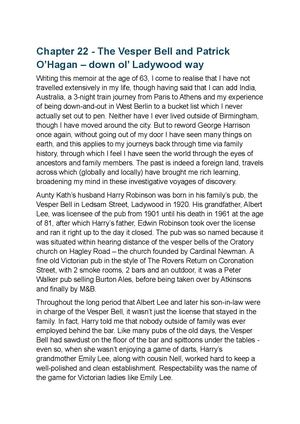 Chapter 22 The Vesper Bell And Patrick O’hagan – Down Ol’ Ladywood Way