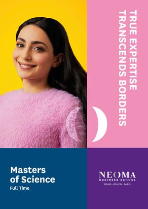 NEOMA - Full-time MSc brochure - 16 pages