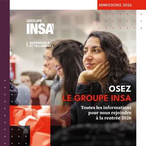 Admissions 2026 - Groupe INSA