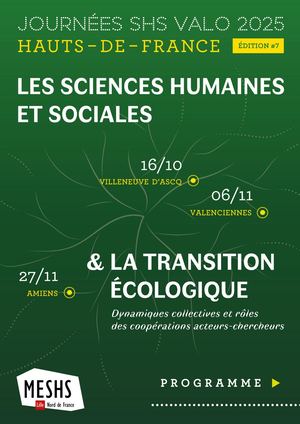 Journées SHS Valo Hauts-de-France 2025